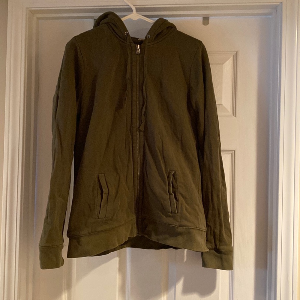 J. Crew Sherpa Fleece Lined Hoodie.